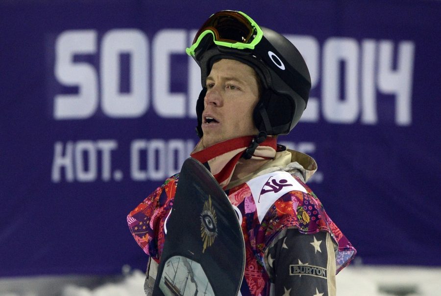 Shaun White watches for his score after his last Halfpipe run earlier this week. He did not make the podium stand.