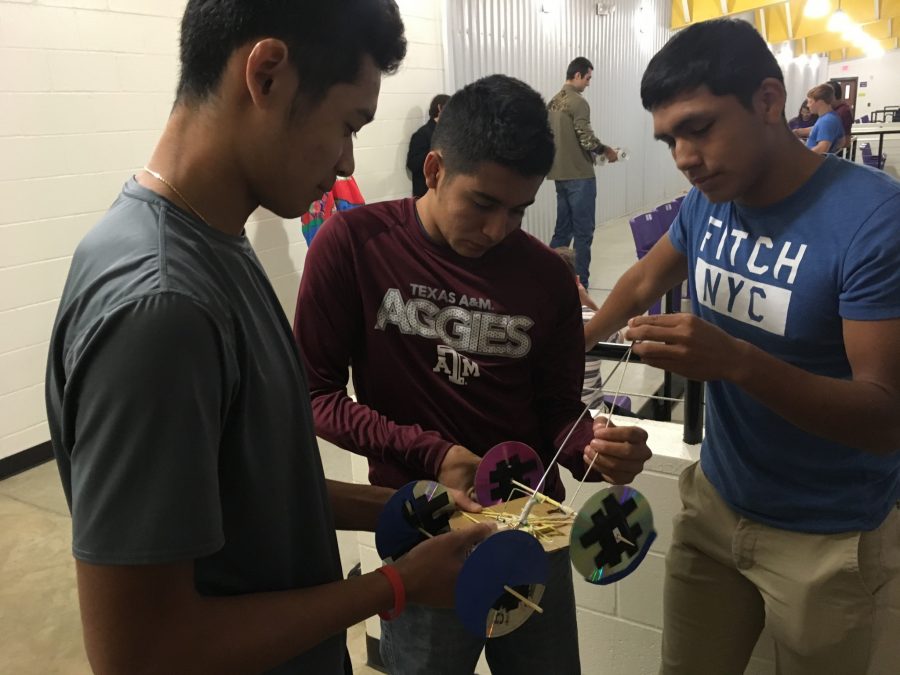 Physics students create mousetrap cars