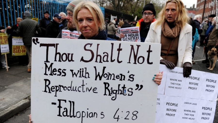Ireland protests against abortion bill