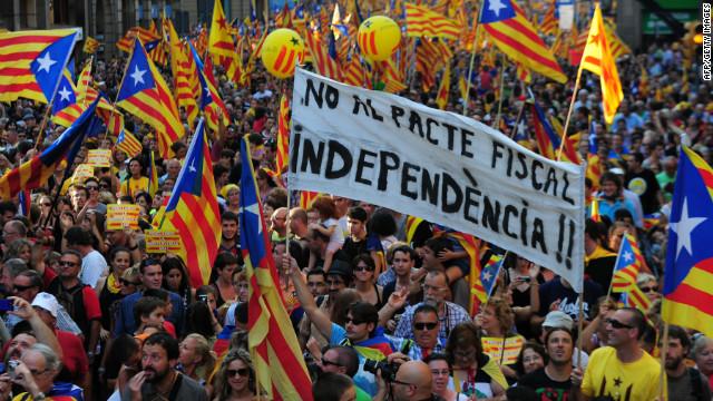 Catalan protests grow violent