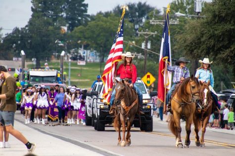 The Bison Stampede parade featured more floats and groups than in the past few years. Events were added at the expo center as well.