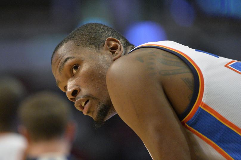 Kevin Durant out with foot injury; other players need to step up