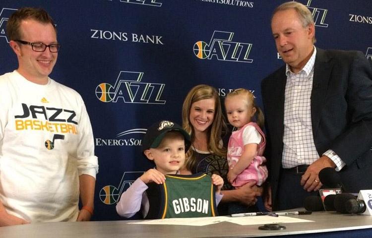 Five-year-old signs contract with Utah Jazz