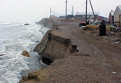 Shishmaref, Alaska, is falling into the sea