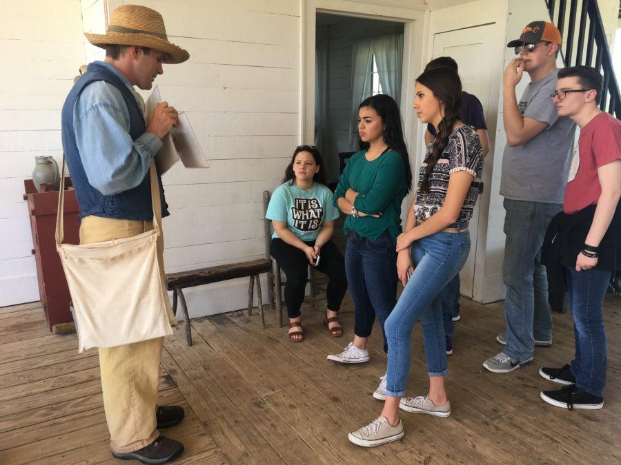 Students take a trip back into history