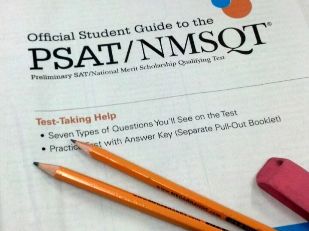 Students+tackle+PSAT
