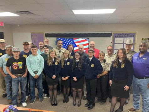 First responders enjoyed a lunch hosted by the FFA group.