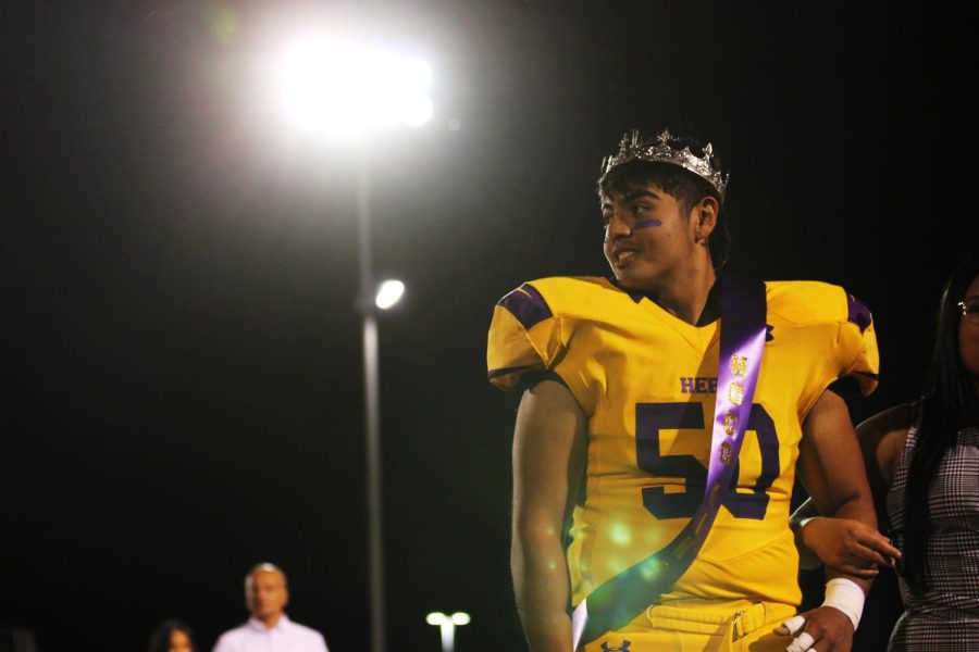 Senior+Rodrigo+Carrillo+was+crowned+homecoming+king.+This+was+his+fourth+year+as+part+of+the+homecoming+court.