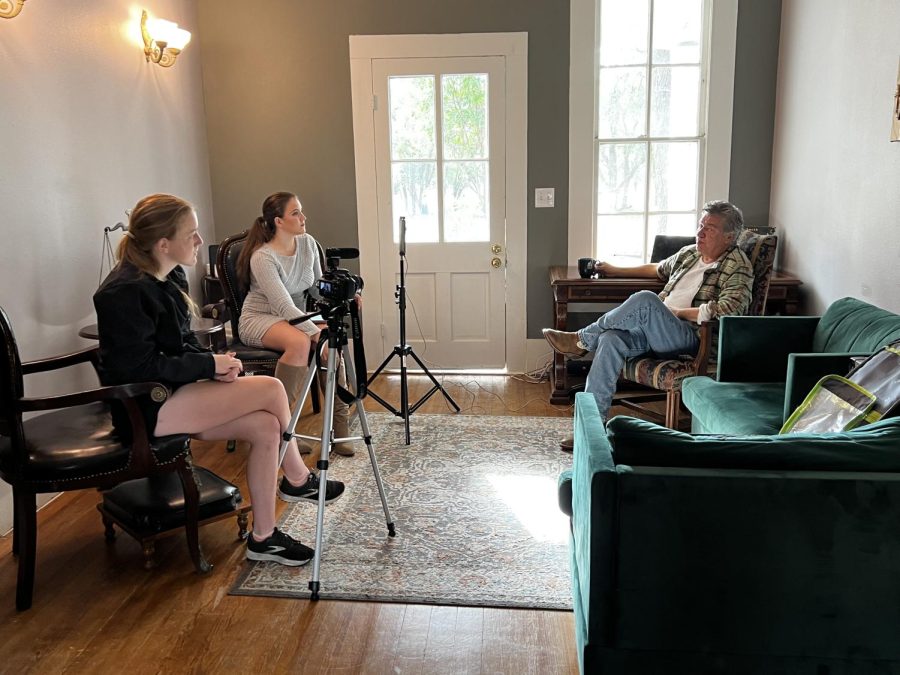 Film students Nicollette Arabie and Emma Cocking interview Rick Garcia at Eastwood Hill.