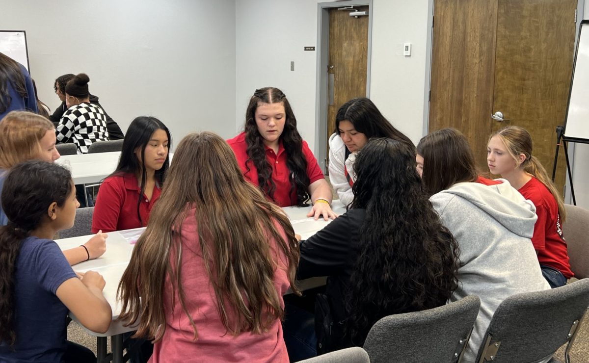 FCCLA members work during a breakout session at the Region 6 Leadership Workshop in Huntsville. 