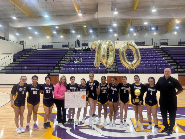 The Lady Bison won their end of the Buffalo Basketball Tournament, and in the process secured Coach Chuck Winkelman his 700th win.