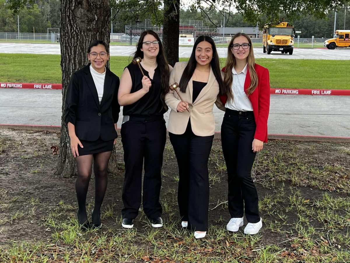 All four students competing at Congress finished in the top ten this week. Junior Kaylen Sanchez finished first and senior Tristan Cole second; they will compete at state in Austin in January. Sophomore Genevieve Arabie finished fourth and is state alternate and Freshman Prescilla Portilla finished seventh.